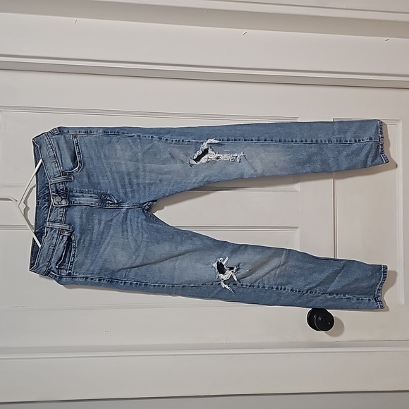 Levi's 510 Slim Fit Ripped Jeans - W30L32 - Light Wash - Picture 2 of 3